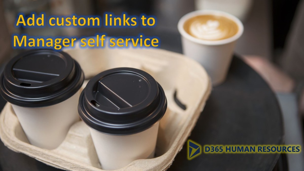 Add custom links to Manager self&nbsp;service